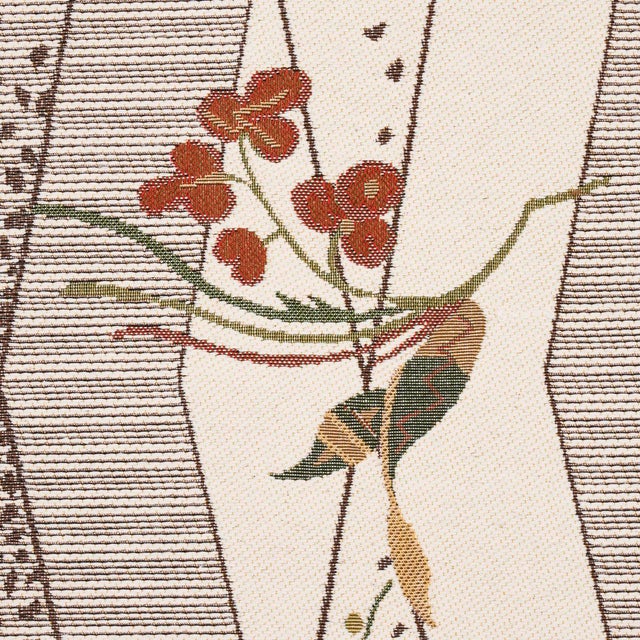 Schumacher SAMPLE - Schumacher Romola Floral Fabric In Birch For Sale - Image 4 of 4