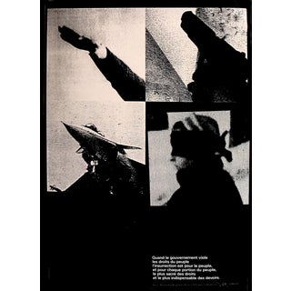 1989 Original Poster for Artis 89's Images Internationales Pour Les Droits De l'Homme Et Du Citoyen - Article 35 For Sale