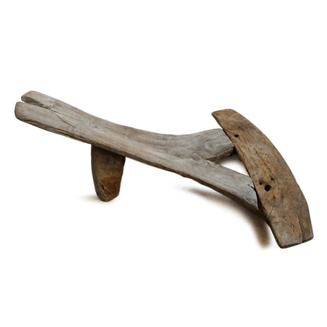 VIntage Tiv Tripod African Star Gazer Organic Modern Chair For Sale - Image 4 of 7