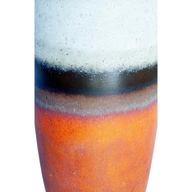 Ceramic 1970's West German Pottery Vase For Sale - Image 7 of 7