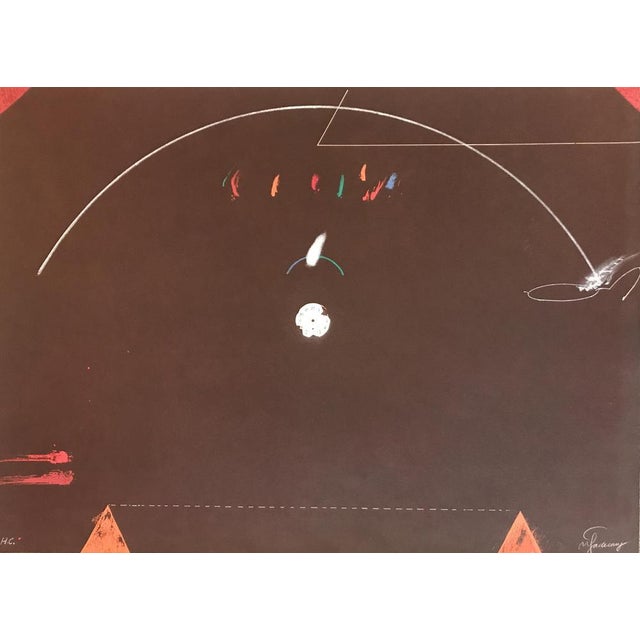 Joan-Pere Viladecans Entrebanc 17, 1975 Lithograph signed and numbered in pencil by the artist. Edition 75 + HC on Guarro...