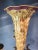 Early 1900s French Style Candelabra & Tulip Flower Vase Ceramic Candleholder Brass Base For Sale - Image 10 of 12