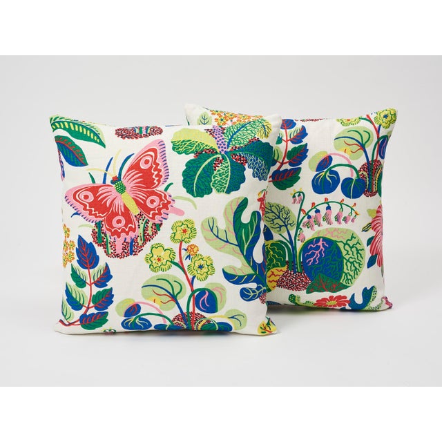 A faithful reproduction of a never-before-seen design by Josef Frank, this pattern bears the designer's signature...