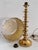 Mid-Century Brass Table Lamp with Ikat Lampshade, 1970s For Sale - Image 12 of 15