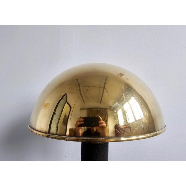 Mid-Century Modern Table Lamps in Brass and Leather, Austria, 1960s, Set of 2 For Sale - Image 4 of 12