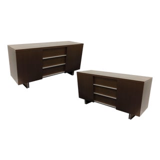 Excelsior Designs Made in Italy Pair of Credenzas With Drawers For Sale