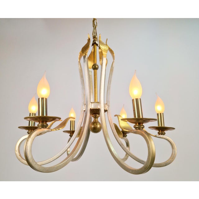 Solari srl firenze italy chandelier designer:- producer: solari srl firenze model: chandelier period: 1980 measurements: w...