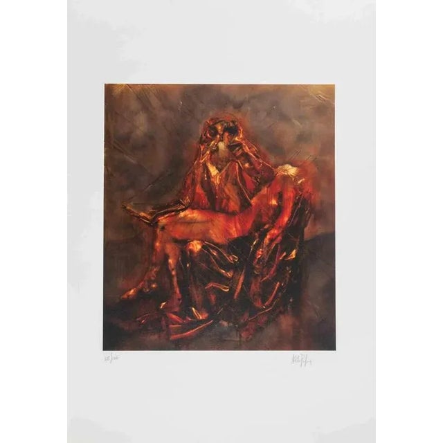 Screen print on paper realized by Aldo Palma in 2018. Hand signed and numbered in pencil. Edition of 100. Excellent...