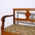 Directoire Walnut and Floral Fabric Bench, Italy, 1900s For Sale - Image 4 of 18