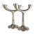 This pair of two-arm candle holders was produced for Crate & Barrel as part of a contemporary tabletop line adopting...