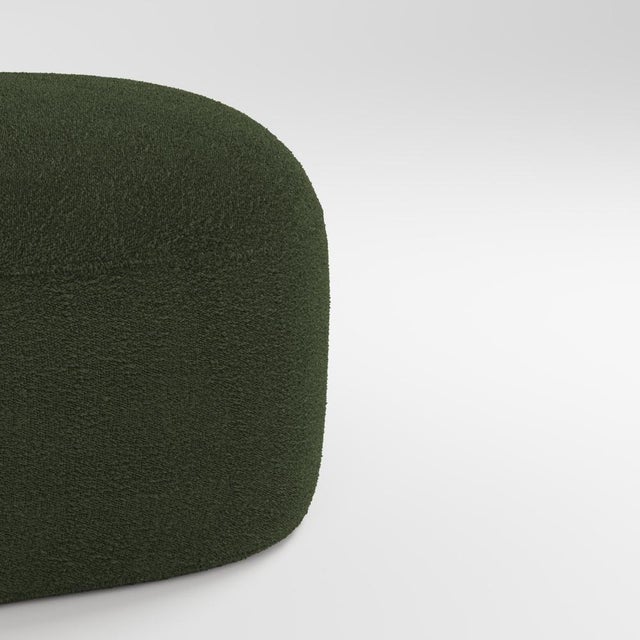 Hug Modular Sofa in Boucle Green by Ferrianisbolgi, Set of 2 For Sale - Image 4 of 6