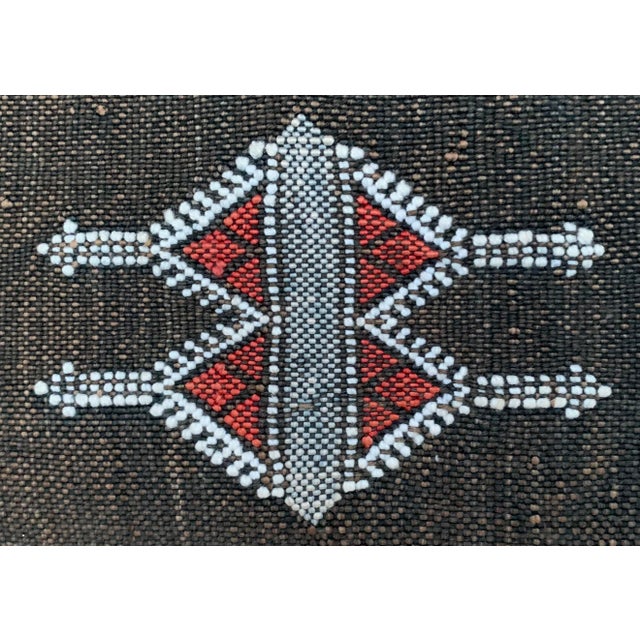 Metal Contemporary Brown Moroccan Silk Sabra Pillow Covers - a Pair For Sale - Image 7 of 11