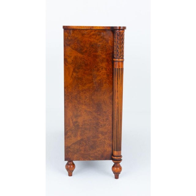 Pair Regency Bookcases Open Walnut Book Shelf These wonderful bookcases stand upon turned feet with carved and fluted...