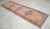 Peach Hand-Knotted Turkish Runner Rug Faded Colors Low Pile - 2'12″ X 10'10″ For Sale - Image 8 of 13