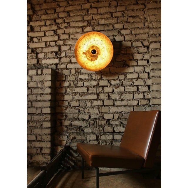 Large Vintage Aluminum Wall Lamp For Sale - Image 4 of 18