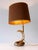 Brown Mid-Century Modern Cobra Table Lamp by Maison Jansen, France, 1970s For Sale - Image 8 of 18