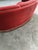 Vintage Banana Sofa in Red For Sale - Image 5 of 11