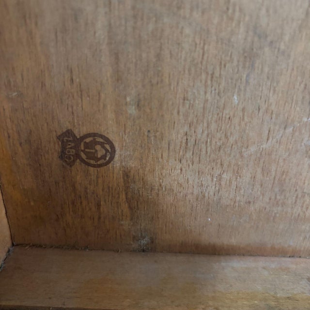 Brown Vintage Dutch Zabo Children's Side Table, 1950s For Sale - Image 8 of 9