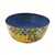 Mid 20th Century Chinese Cloisonné Enamel Bowl With Yellow Floral Exterior and Blue Interior For Sale - Image 5 of 13