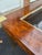 Mid 20th Century 1970s Burl Wood and Brass Coffee Table With Glass Insets in the Style of Milo Baughman For Sale - Image 5 of 11