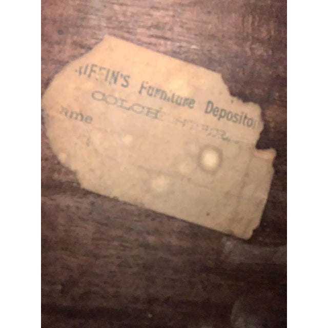 18th Century Pedestal Side Table With Lapidary Painting and Gilt Accents For Sale - Image 9 of 11