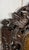 Set of 6 Antique Jacobean Hunt Chairs in Heavily Carved Oak With Cognac Leather For Sale - Image 4 of 18