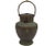 Antique Moroccan highly crafted, hand-hammered and detailed solid brass Berber vessel with spouts and handle. Constructed...