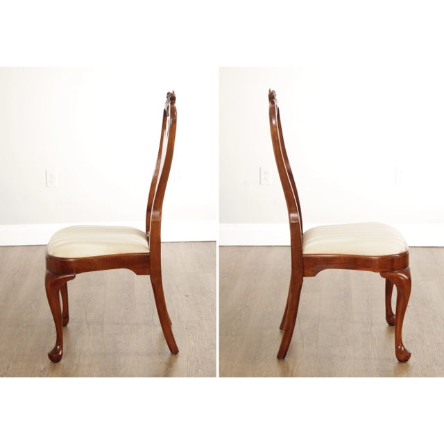 Stickley Early 21st Century Stickley Queen Anne Style Mahogany Dining Chairs - Set of 6 For Sale - Image 4 of 12