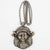 Metal Guy Laroche Paris Massive Silvered Resin Viking God Medallion Necklace For Sale - Image 7 of 11