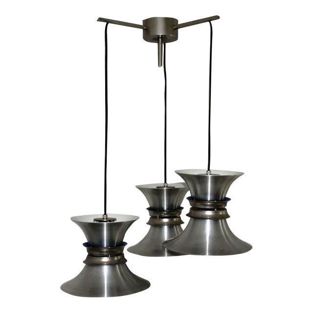 Mid-Century Cascading Chandelier by Jo Hammerborg for Fog und Morup For Sale