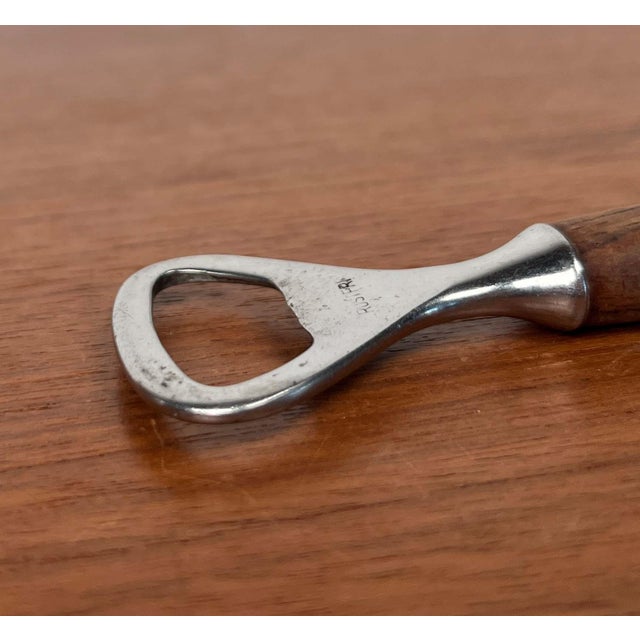 Mid-Century Modern Mid-Century Modern Danish Bottle Opener in Teak, 1960s For Sale - Image 3 of 14