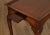 Queen Anne 1980s Kindel Queen Anne Style Mahogany Tea Table For Sale - Image 3 of 13