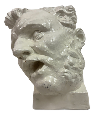 Plaster Model of a Classical Male Head, 1970s
