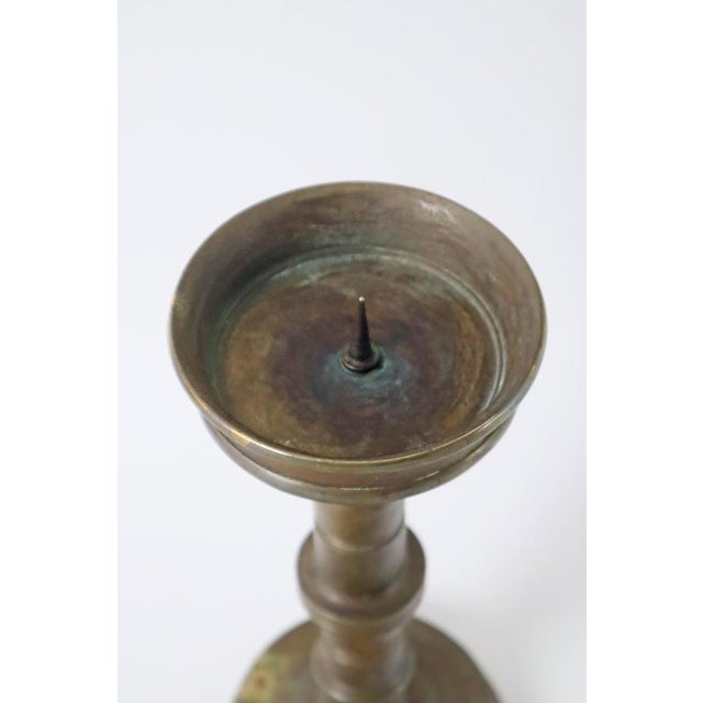 Large Art Deco Bronze Candleholder, Germany, 1930s For Sale - Image 4 of 13