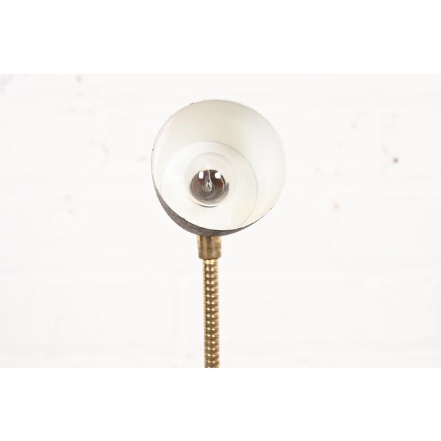 Mid-Century Modern Gooseneck Desk Lamp or Table Lamp, Circa 1950s For Sale - Image 4 of 12