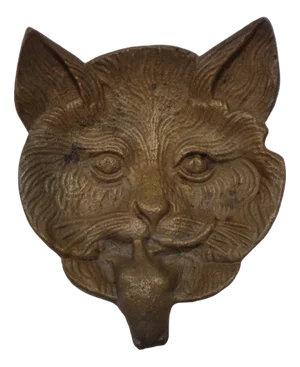 Vintage Bronze Cat with Mouse Ashtray, France, 1960s
