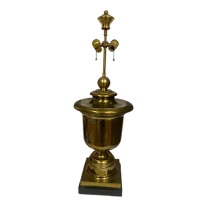 A Pair of 1960s Chapman Brass Urn Style Table Lamps