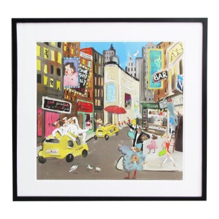 Grace Travels the World: New York City, Framed Print For Sale