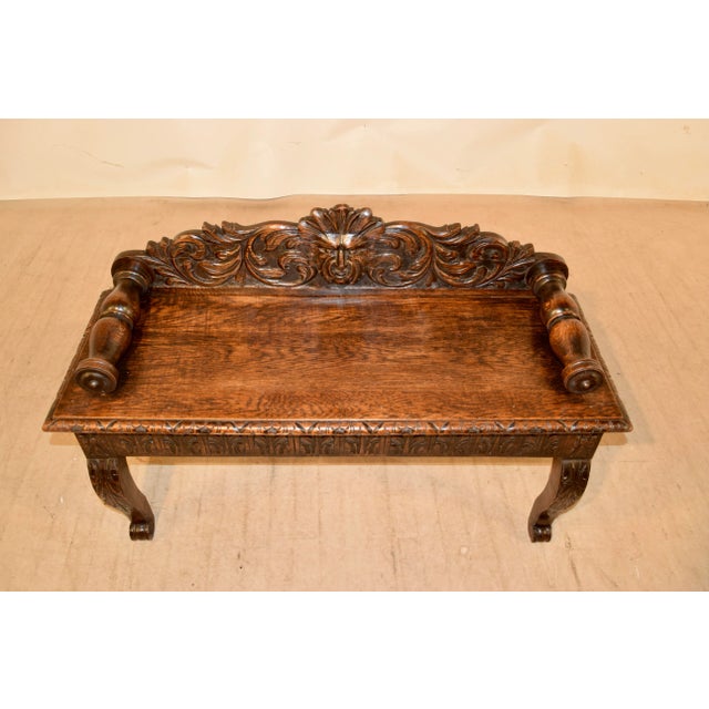 Wood 19th Century French Window Seat For Sale - Image 7 of 9