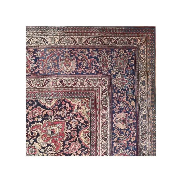 1920s Persian Mashad Area Rug 12’0″ X 17’0″ For Sale - Image 4 of 7