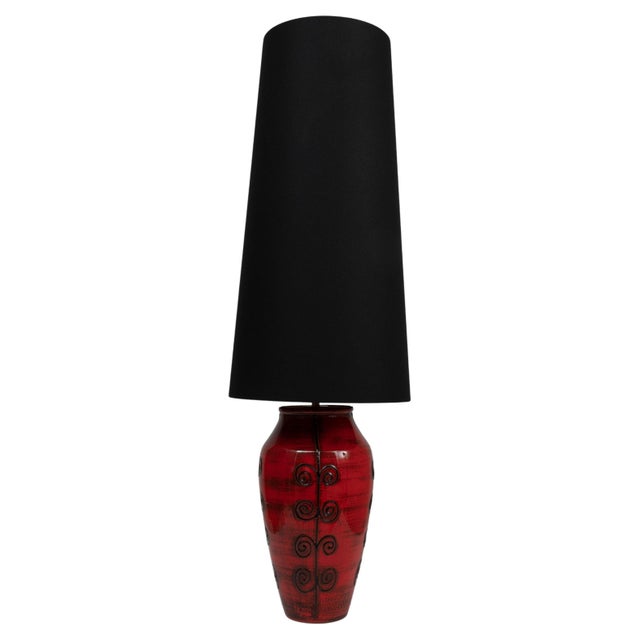 20th Century German Ceramic Table Lamp For Sale - Image 15 of 18