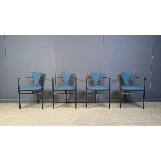 Vintage Dining Chairs from Belgo Chrom, 1980s, Set of 4 For Sale - Image 9 of 11