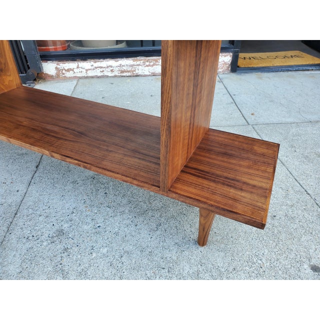 Sao Paulo Walnut Bookcase For Sale - Image 10 of 13