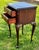 Mahogany Nightstand End Side Table Queen Anne 2 Drawer Vintage For Sale - Image 9 of 13
