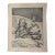 1940s Original Signed Graphite Illustration of Child and Terrier in Snowstorm, 11.75 I × 9.75 In. For Sale