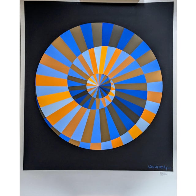 Victor Vasarely, Olympia, 1971, Large Color Silkscreen For Sale - Image 10 of 10