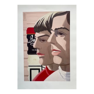 Alex Katz, Scott Und John, 1966, Exibition Poster Frieder Burda, Printed in Germany For Sale