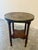 Rustic European Vintage French Oak Bobbin Leg Table W/Moroccan Brass Top For Sale - Image 3 of 12