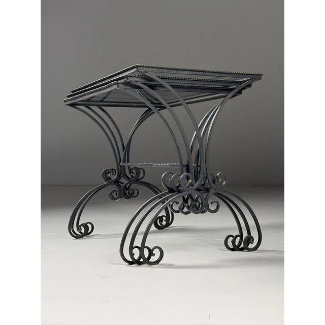 Metal Nesting Tables, Set of 3 For Sale - Image 6 of 18