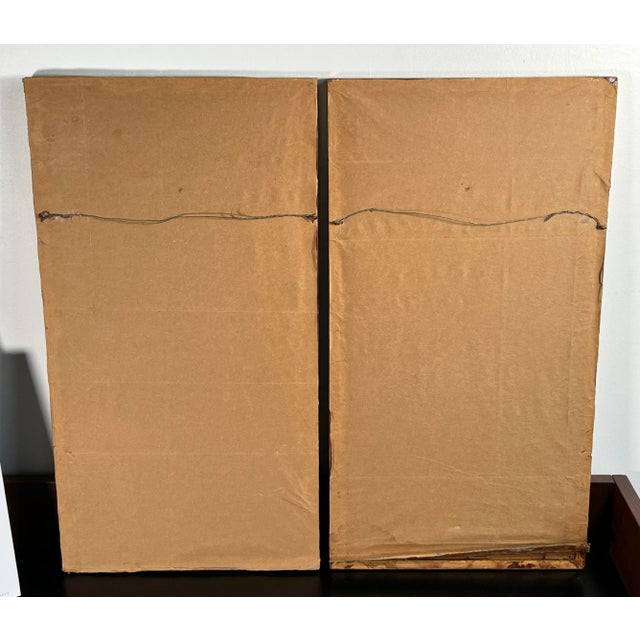 Vintage C.1930 Rosa Burger Pastel Pencil & Gouache Nude Portraits - a Pair For Sale - Image 11 of 11